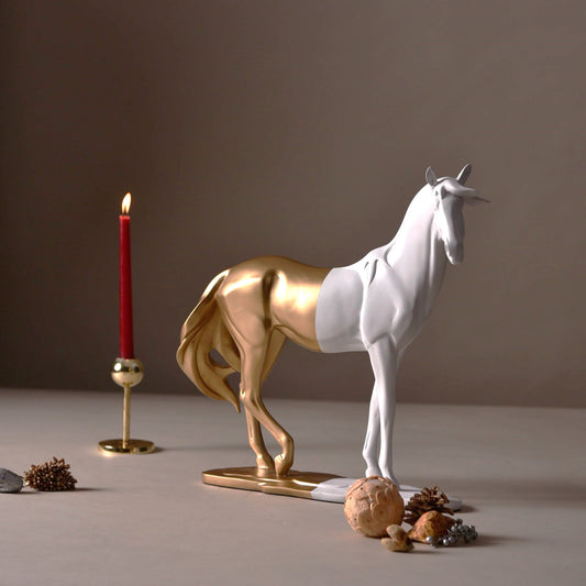 Apricus Roman Horse Sculpture