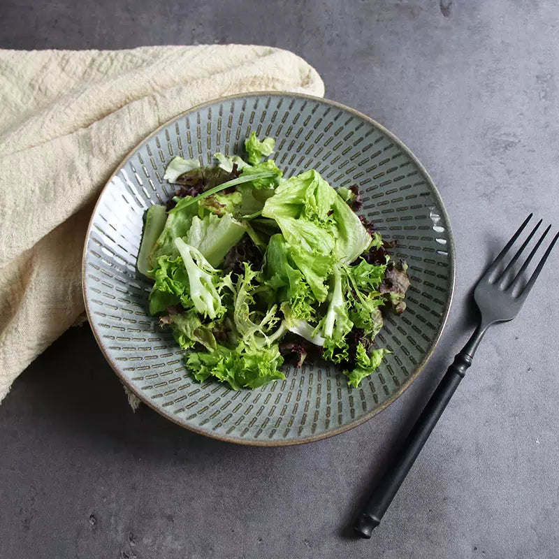Mangata Grey Ceramic Pasta Bowl