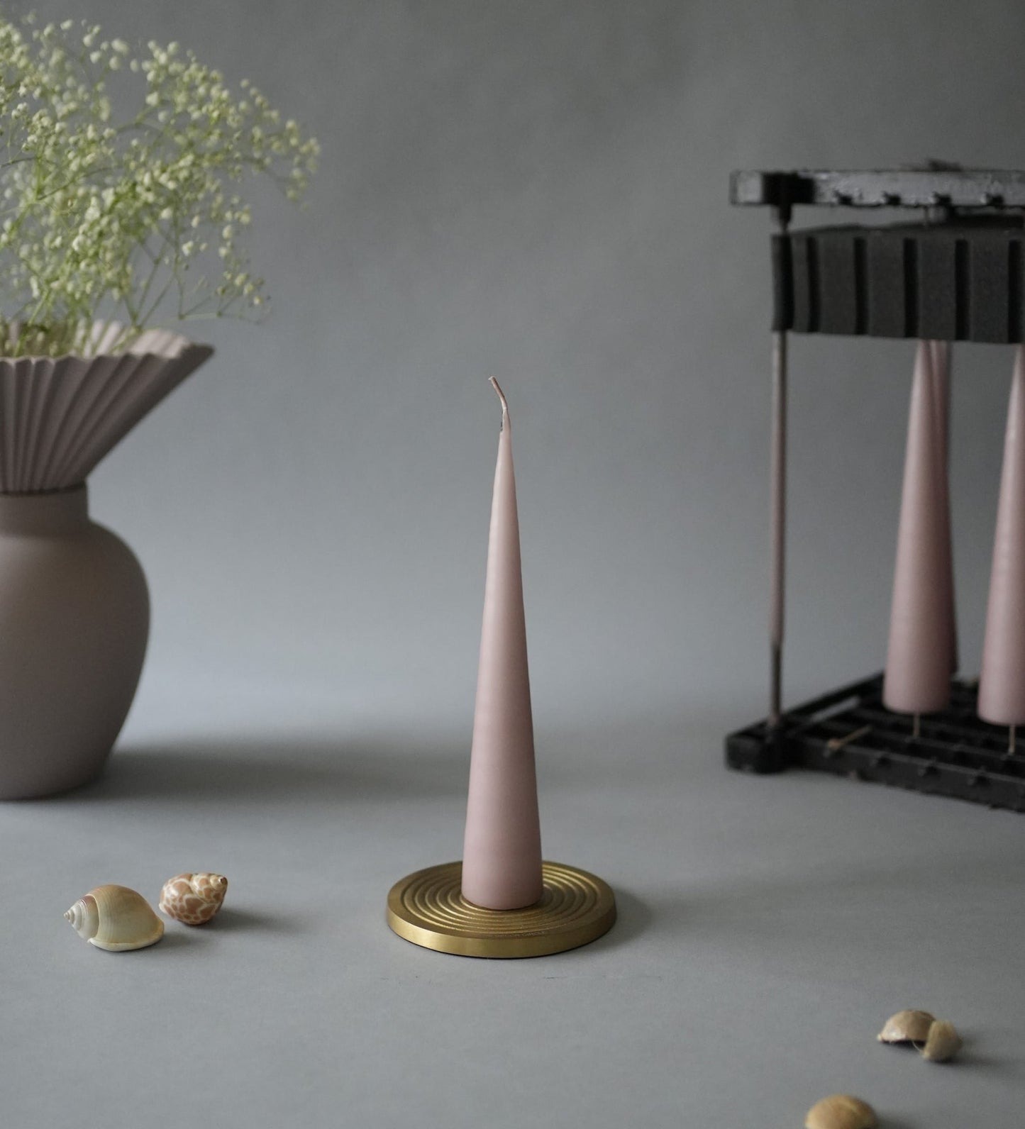 Cone Spiral modern Candle stand