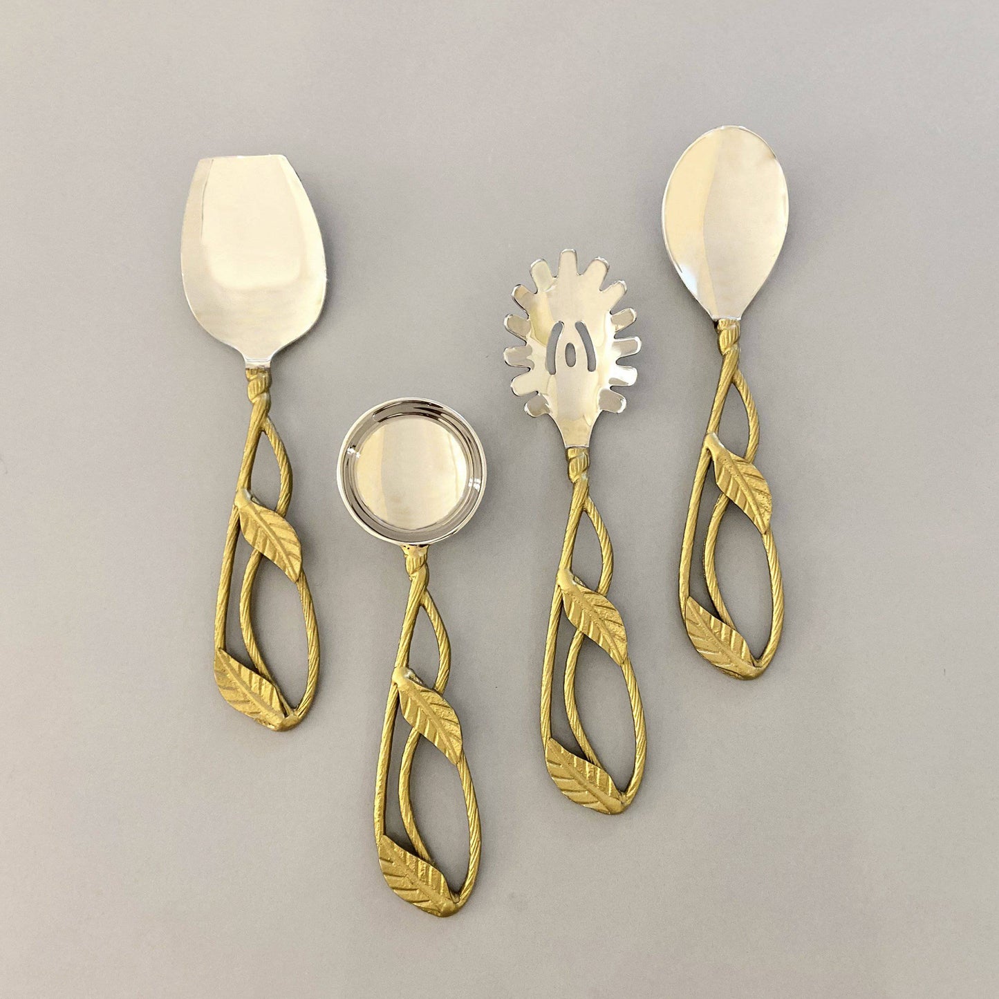 Tableware Petals Serving Spoons (Set of 4)