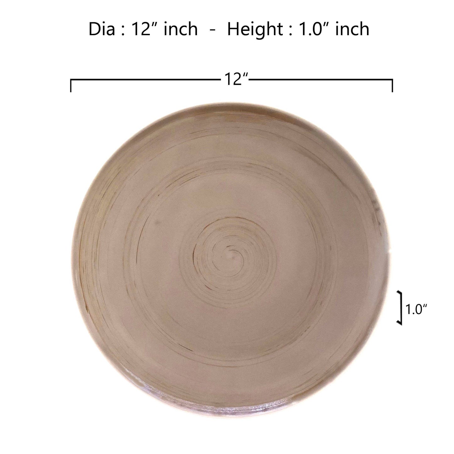 Stoneware Blush Pink Dinner Plate - The Decor Circle