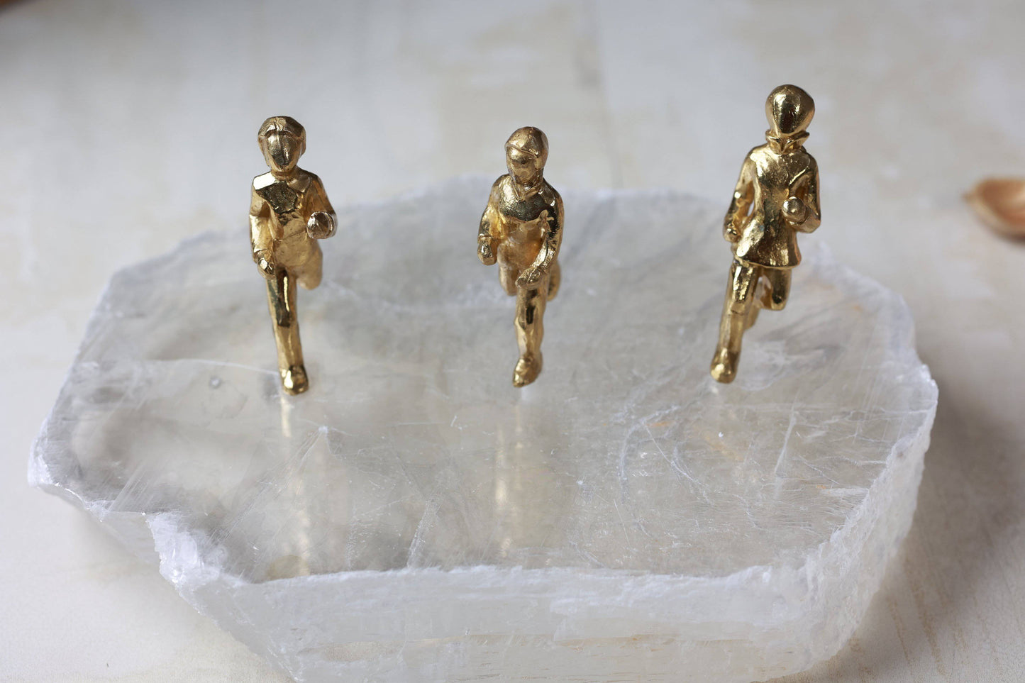 Aman Children Brass Crystal Sculpture - The Decor Circle