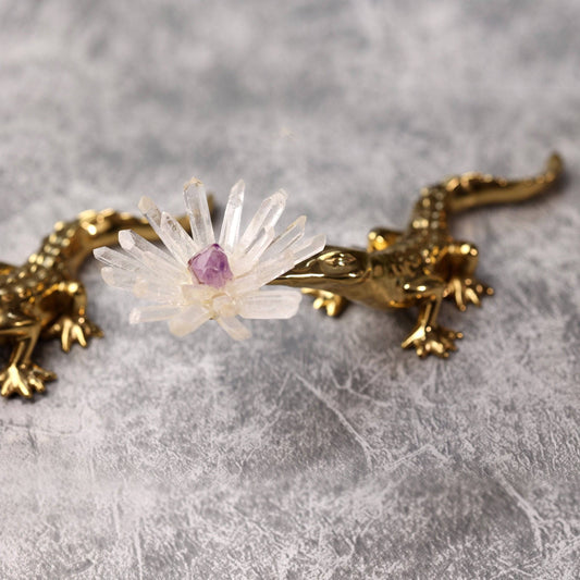 Animal Decor Crystal Brass showpiece - The Decor Circle