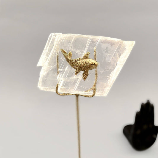 Luxury Crystal Meraki Fish decor sculpture-Tall - The Decor Circle