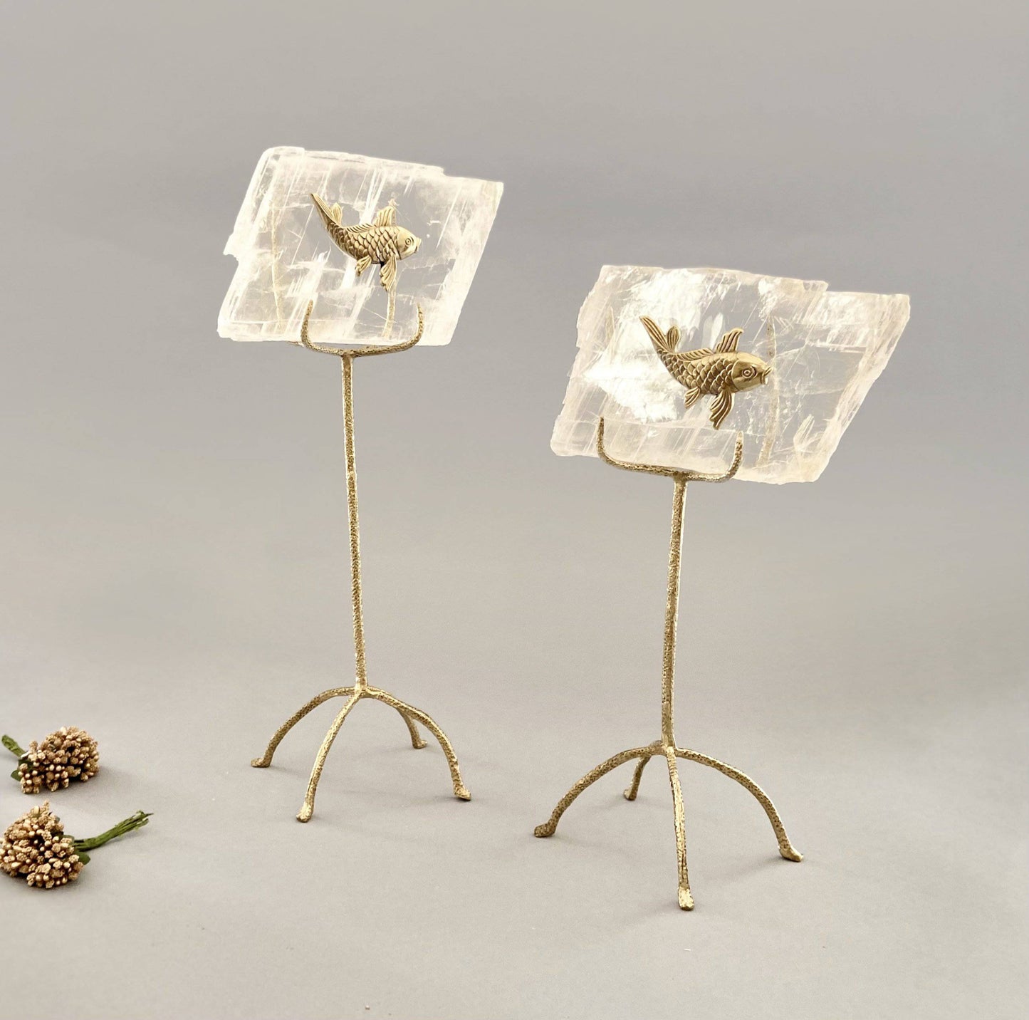 Luxury Crystal Meraki Fish decor sculpture-Tall - The Decor Circle