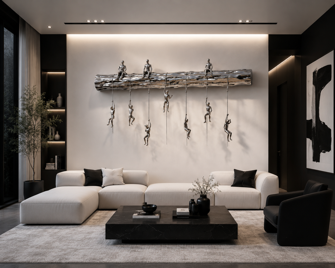 Wall Decor Items: What Belongs Above a Sofa, Bed and Console