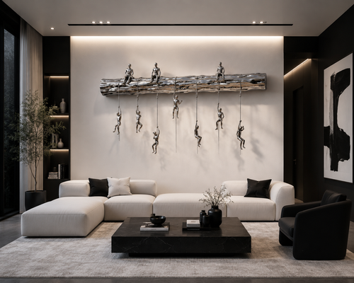 Wall Decor Items: What Belongs Above a Sofa, Bed and Console