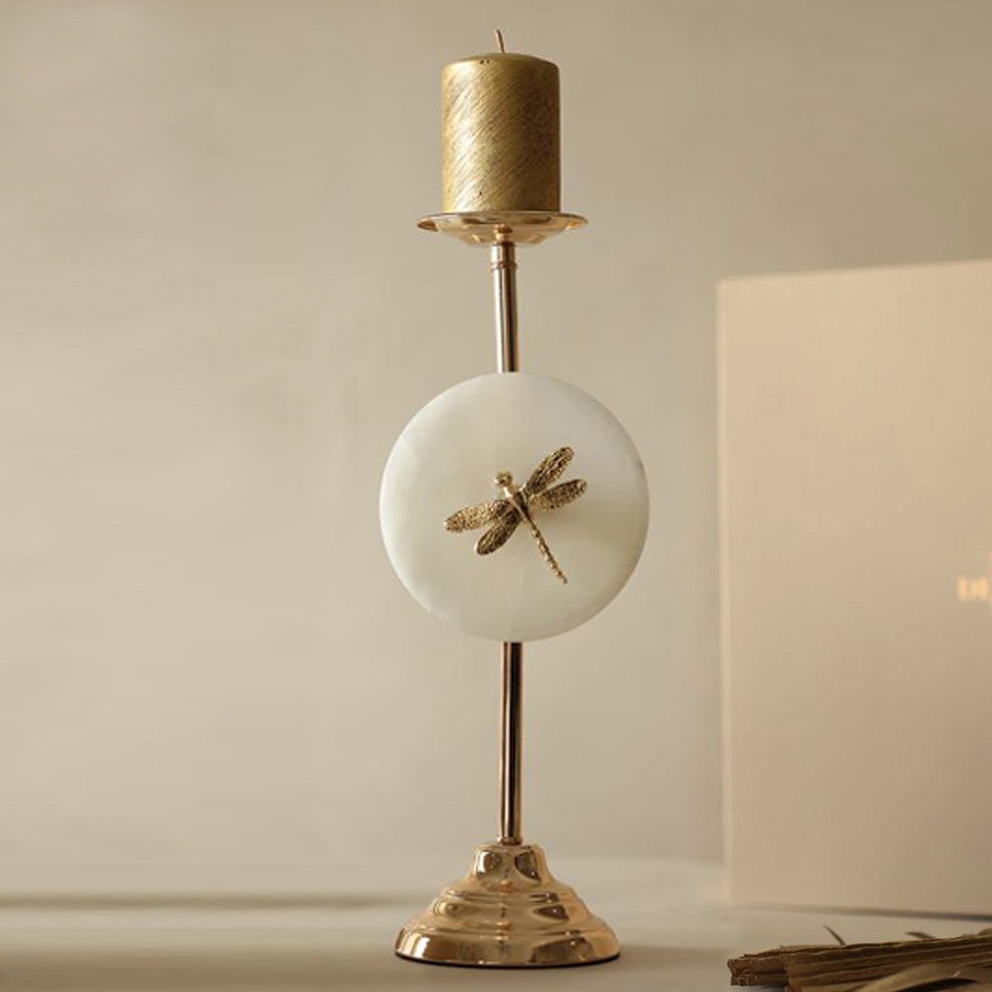 Marmor Dragonfly Candle Holders (Set of 3)