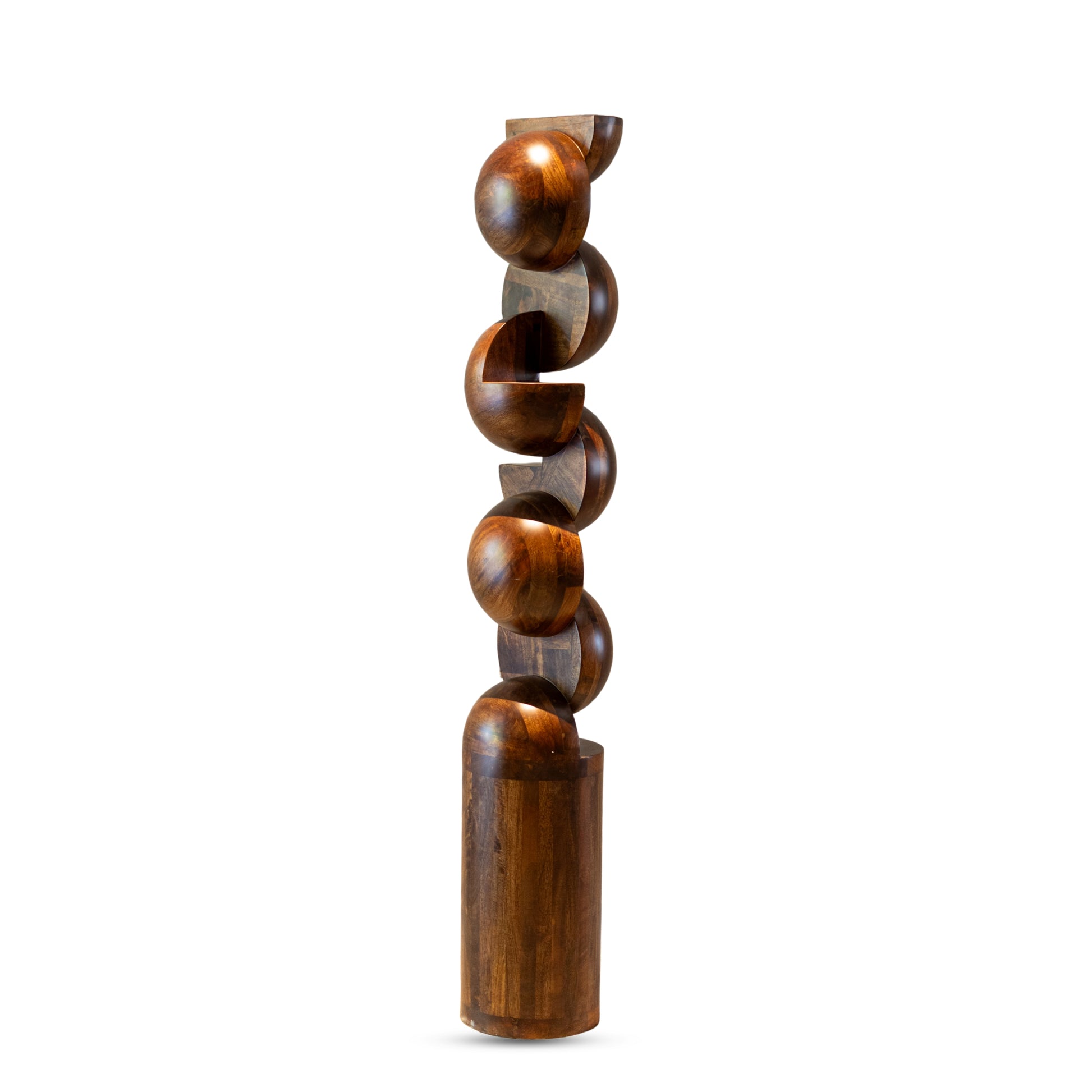 Walnut Large Wooden Totem (5 Feet)