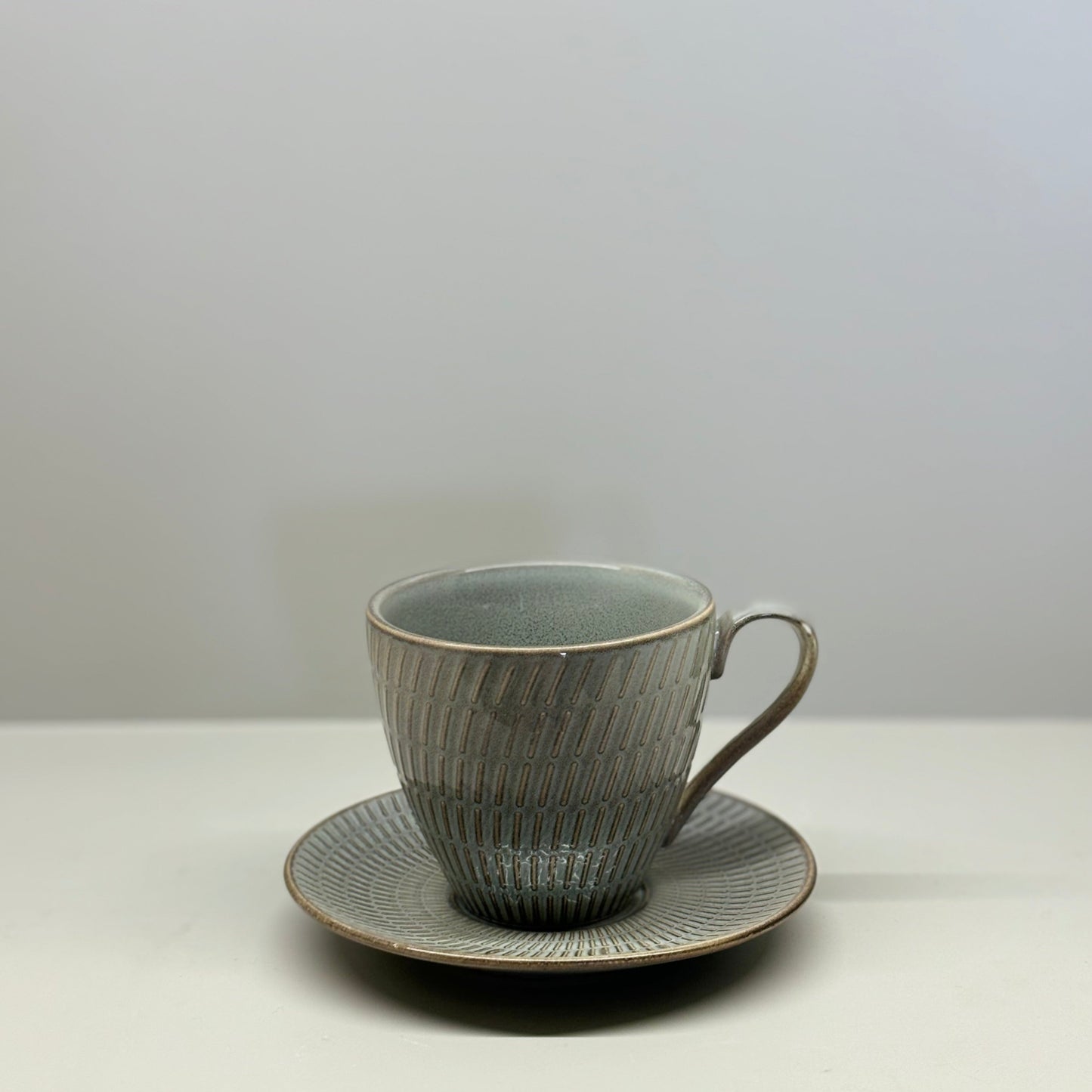 Grey Mangata Modern Tea/ Coffee Cup
