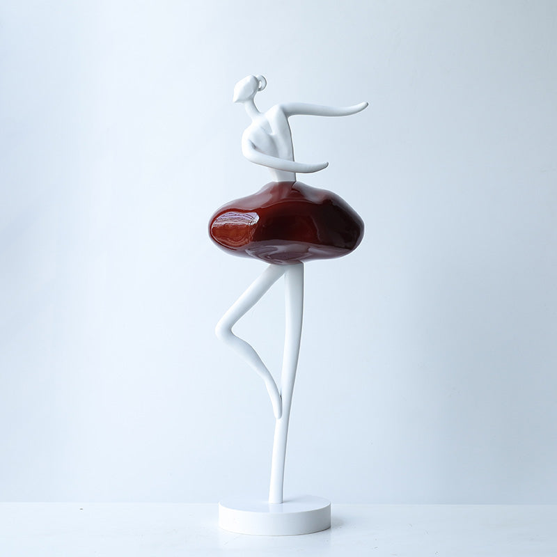 Saltare Lady Figurine Tall Sculpture