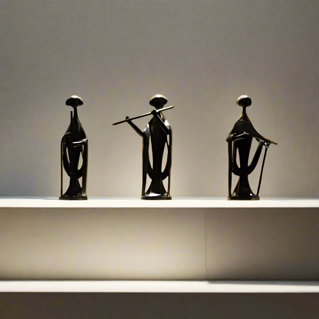 Japandi Wise Men Large Sculptures (Set of 3)