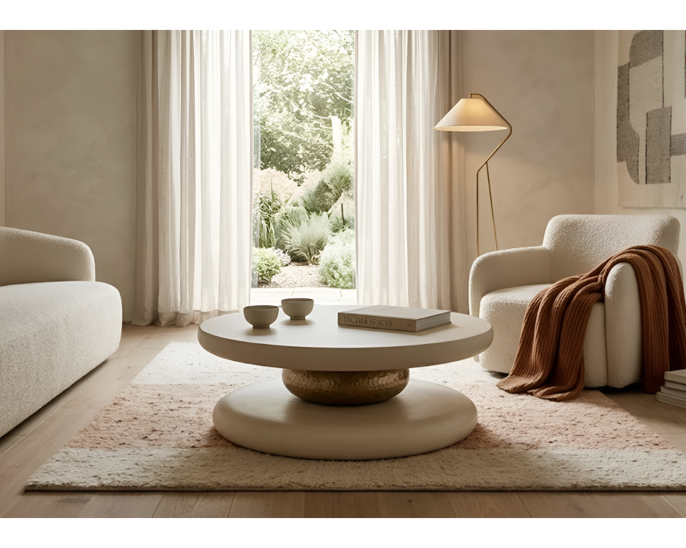 Sama Terra - Ivory Bronze Coffee Table