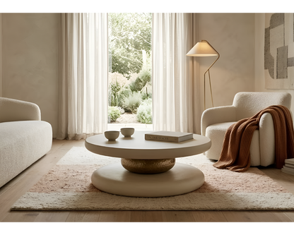 Sama Terra - Ivory Bronze Coffee Table