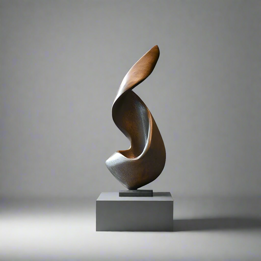 Klio Abstract Large Metal Sculpture For Lobby (5 Feet)