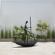Navious Boat Man Sculpture for Entrance Lobby (6 feet)