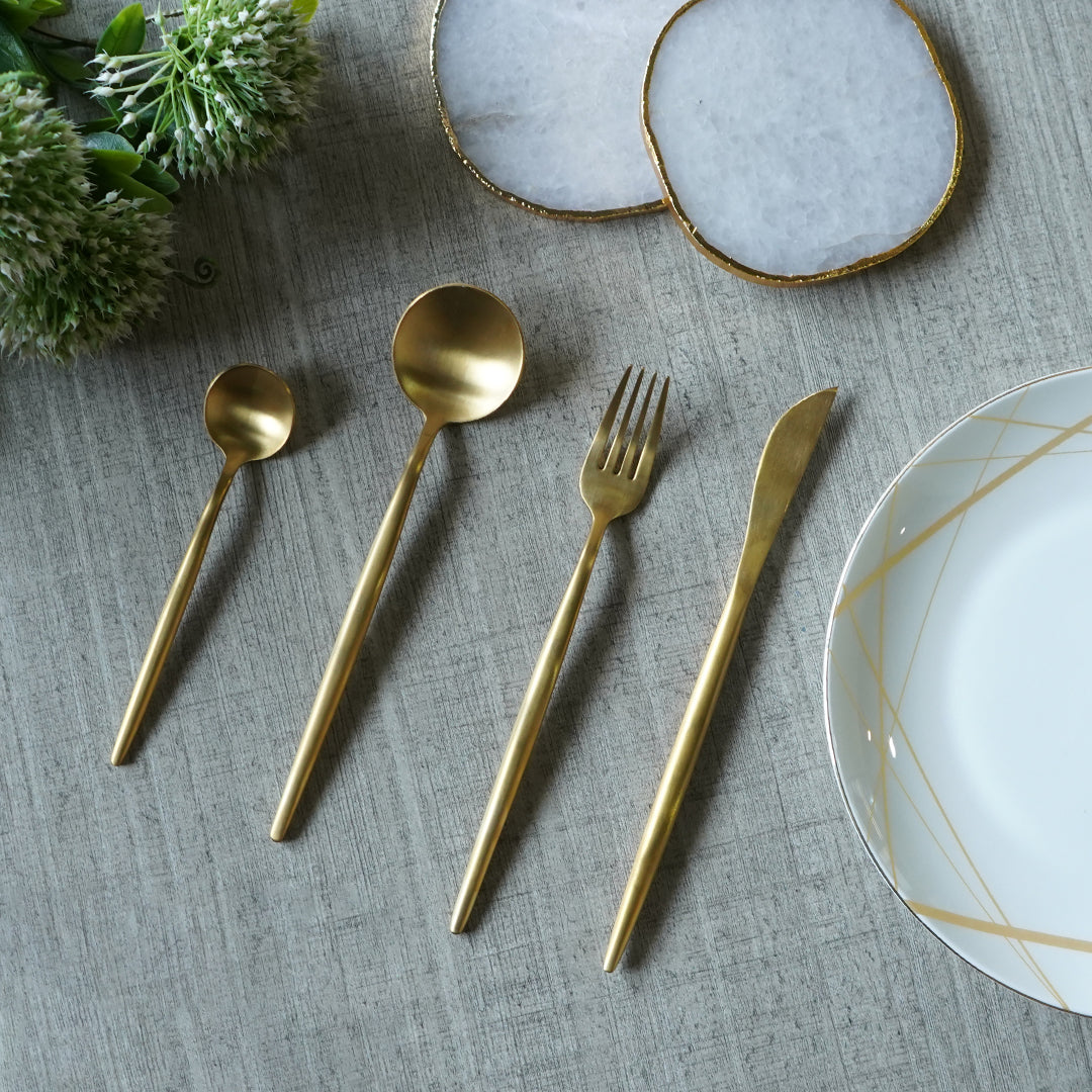 Nordic Gold Starter Cutlery (Set of 24 pieces)