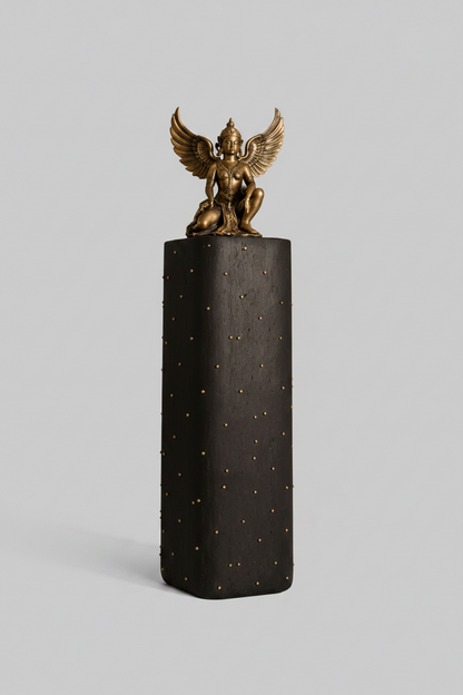 Heritage Garuda Ascension Sculpture (Black)