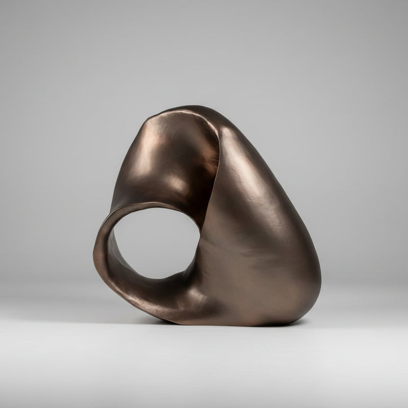 Mangata Curve Large Metal Sculpture for Lobby