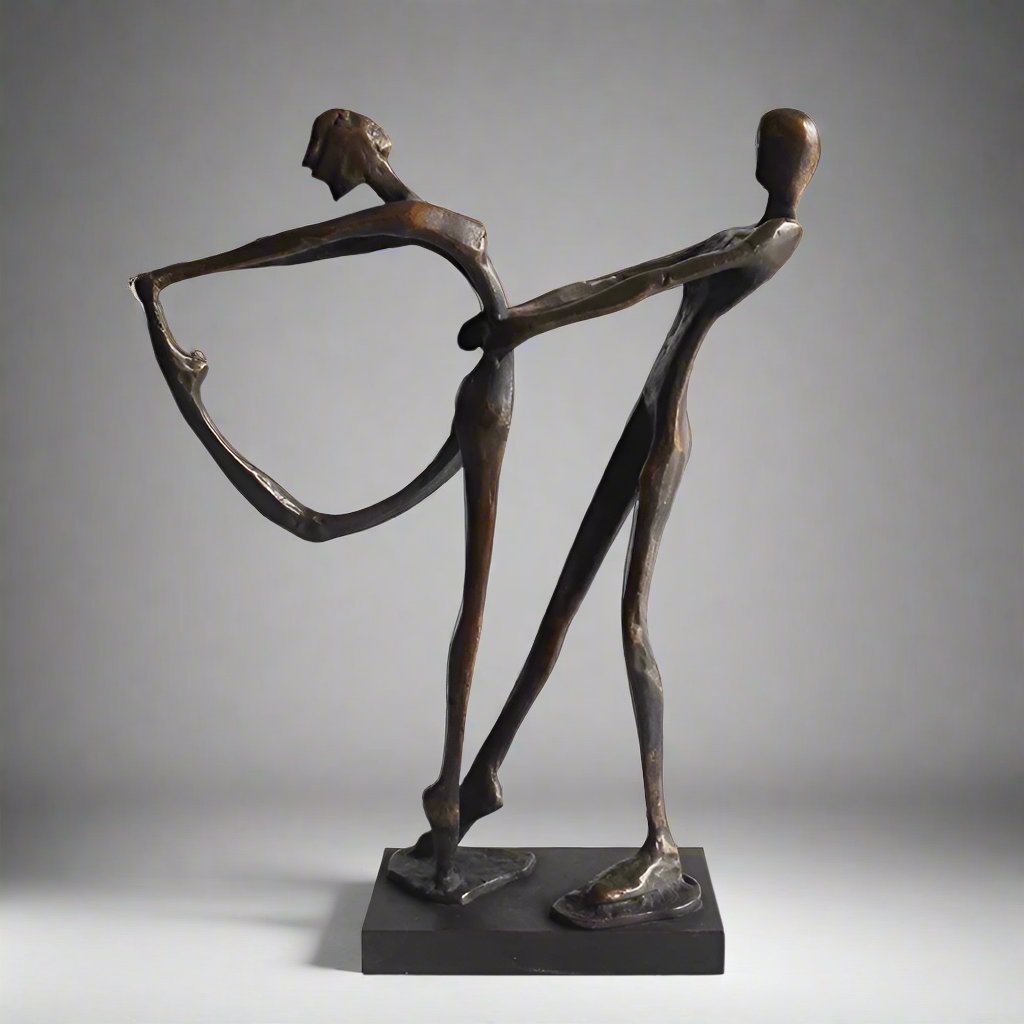 Amantes Dancing Courtyard Big Sculpture for Homes