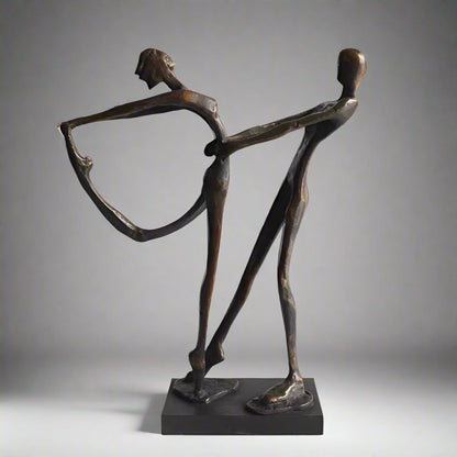 Amantes Dancing Courtyard Big Sculpture for Homes