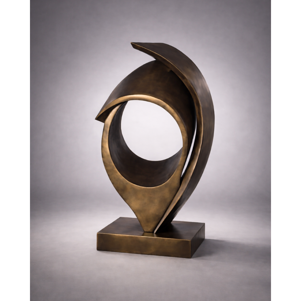 Fountaina Large Metal Sculpture for Courtyard (6 Feet)