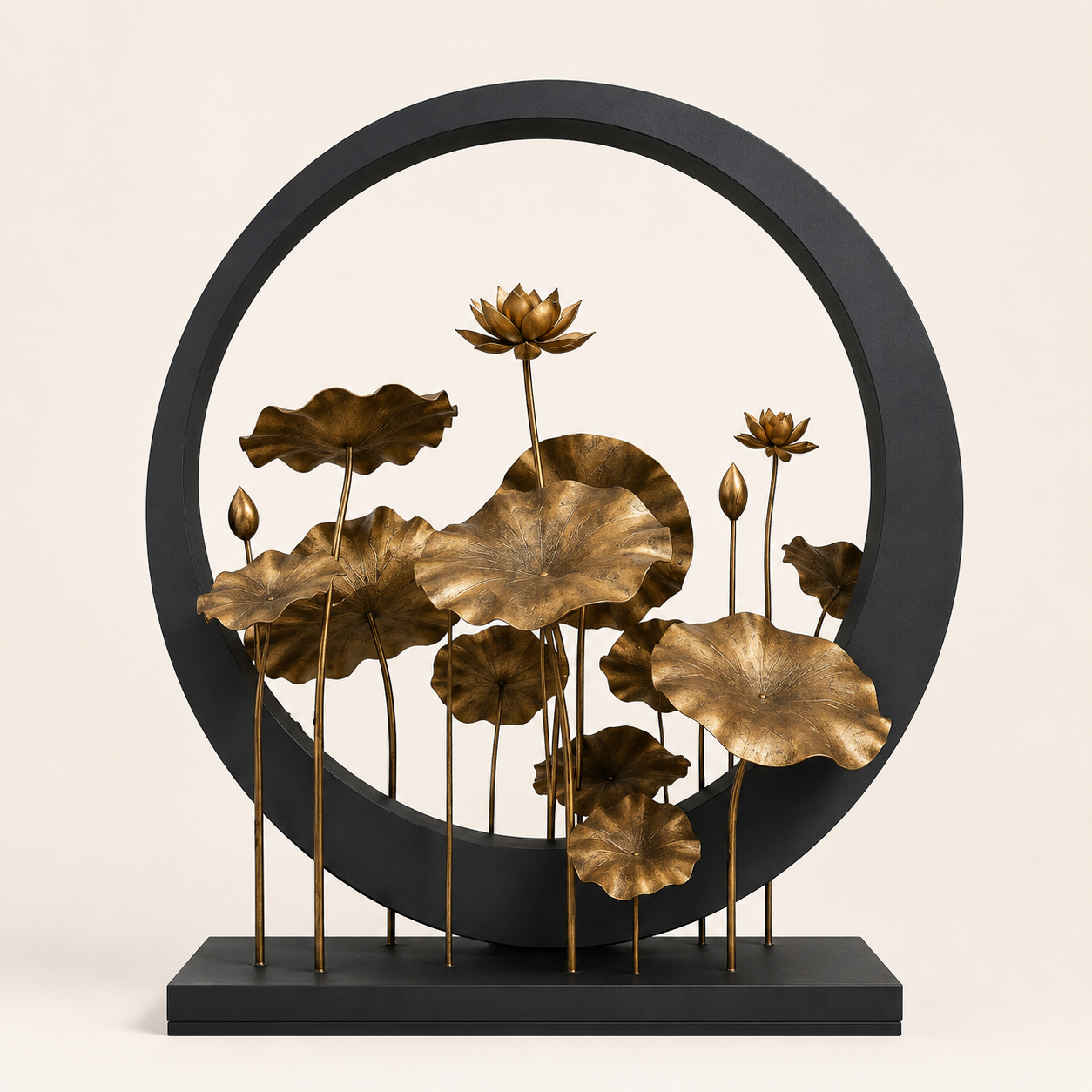 Lotus Halo | Luxury Outdoor Metal Garden Sculpture