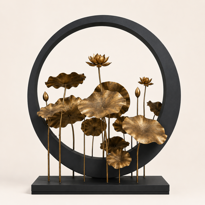 Lotus Halo | Luxury Outdoor Metal Garden Sculpture