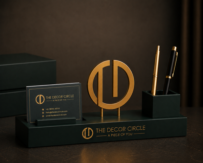 Company Logo Executive Desk Organizer (Custom)