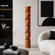 Luxury Terracotta Wooden Totem Sculpture (6 feet)