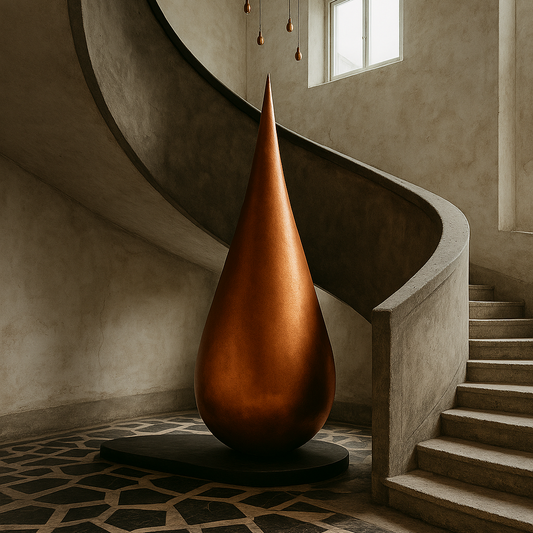 Dew Drop Large Sculpture for Entrance Lobby (5.6 feet)