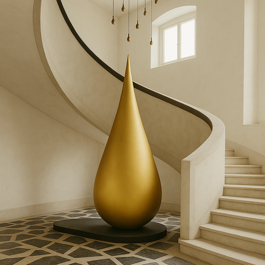 Dew Drop Large Sculpture for Entrance Lobby (5.6 feet)