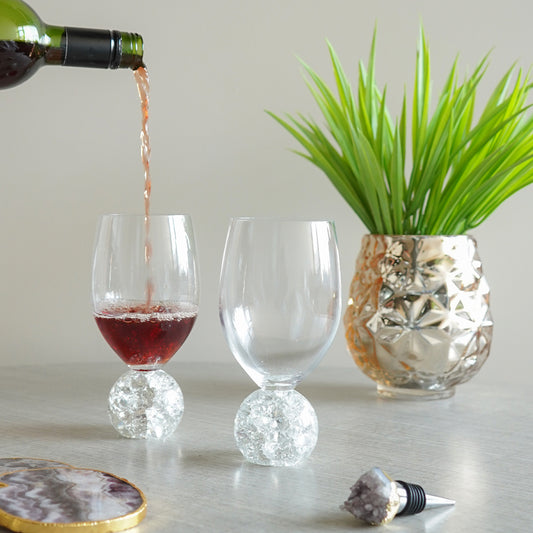 Caleo Wine Crystal Glasses (Set of 4)