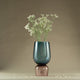 Dominus Pink Blue Glass Vase
