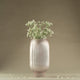 Crus Pink Striped Glass Vase