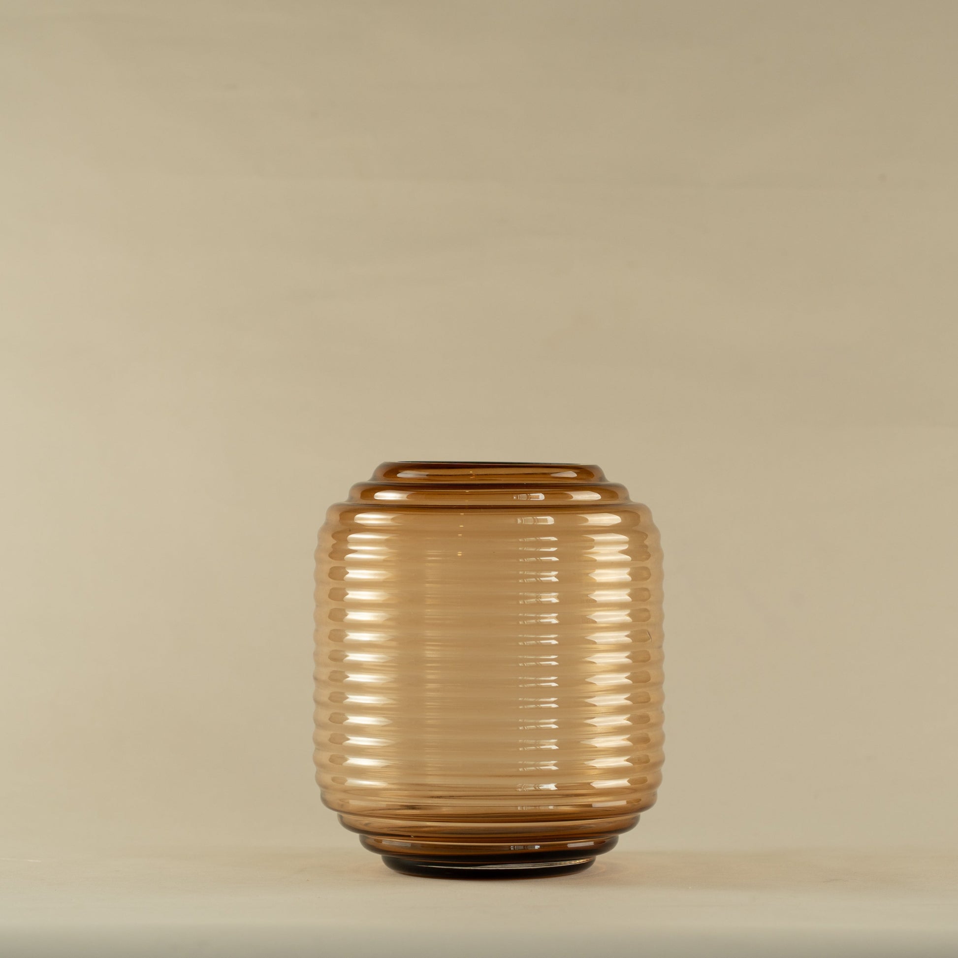 Solis Golden Glass Vase (Small)