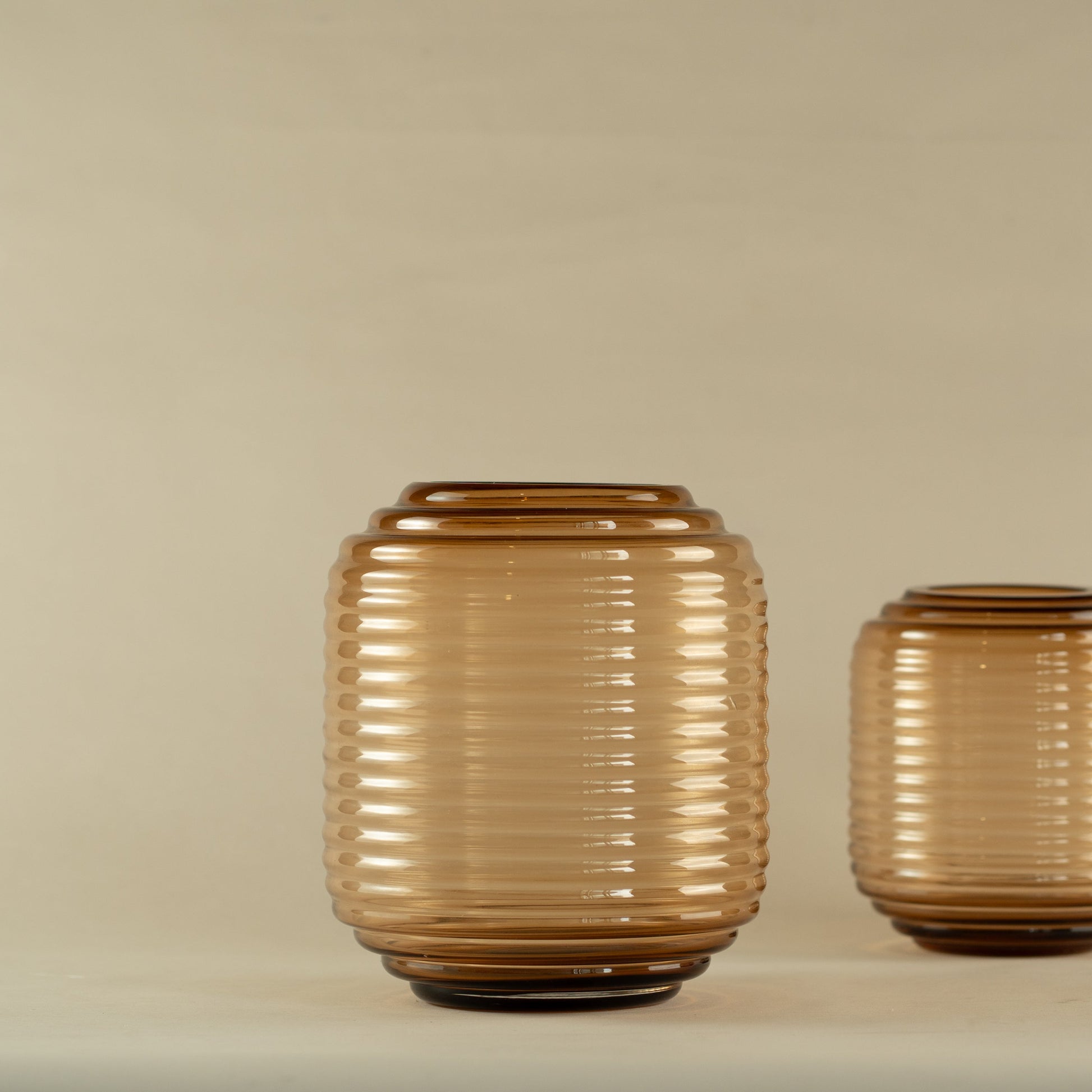Solis Golden Glass Vase (Large)