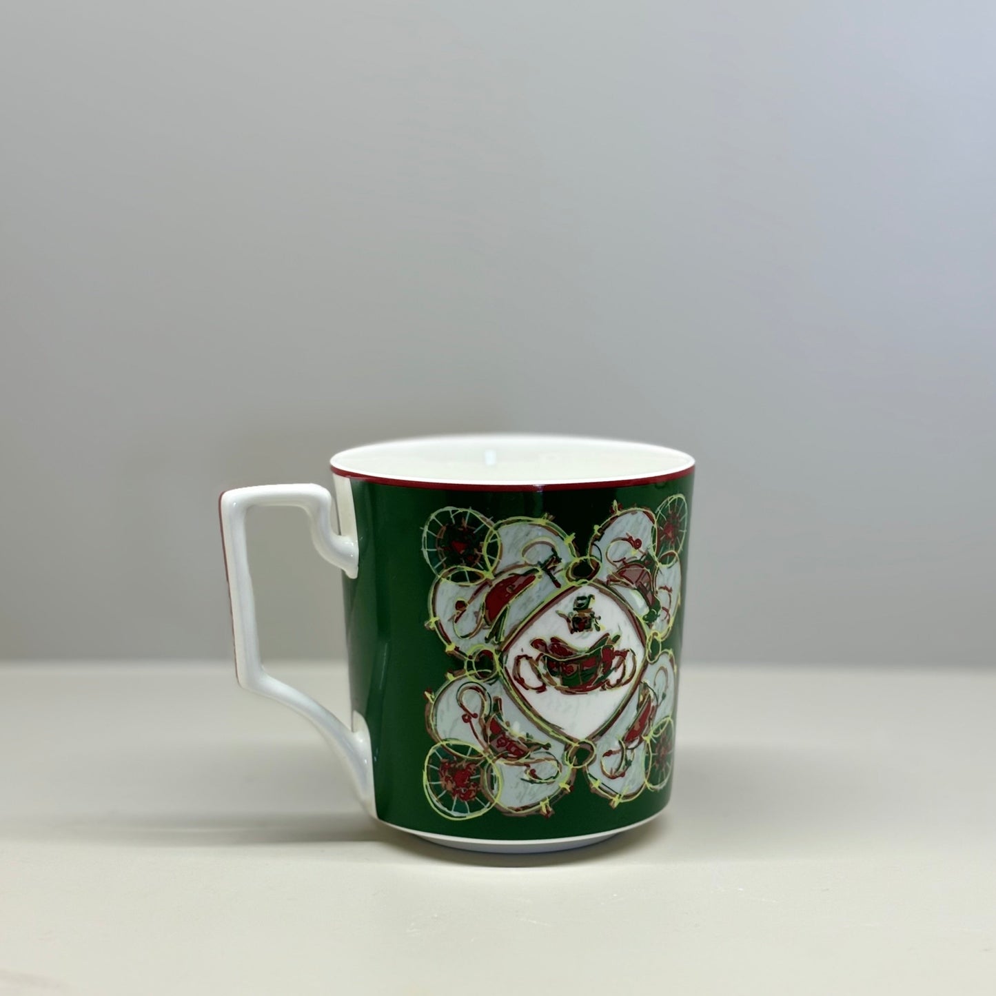 Christmas Coffee Bone china Cup