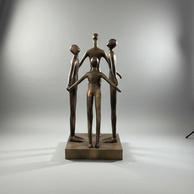 La Familia Large Sculpture for Courtyard