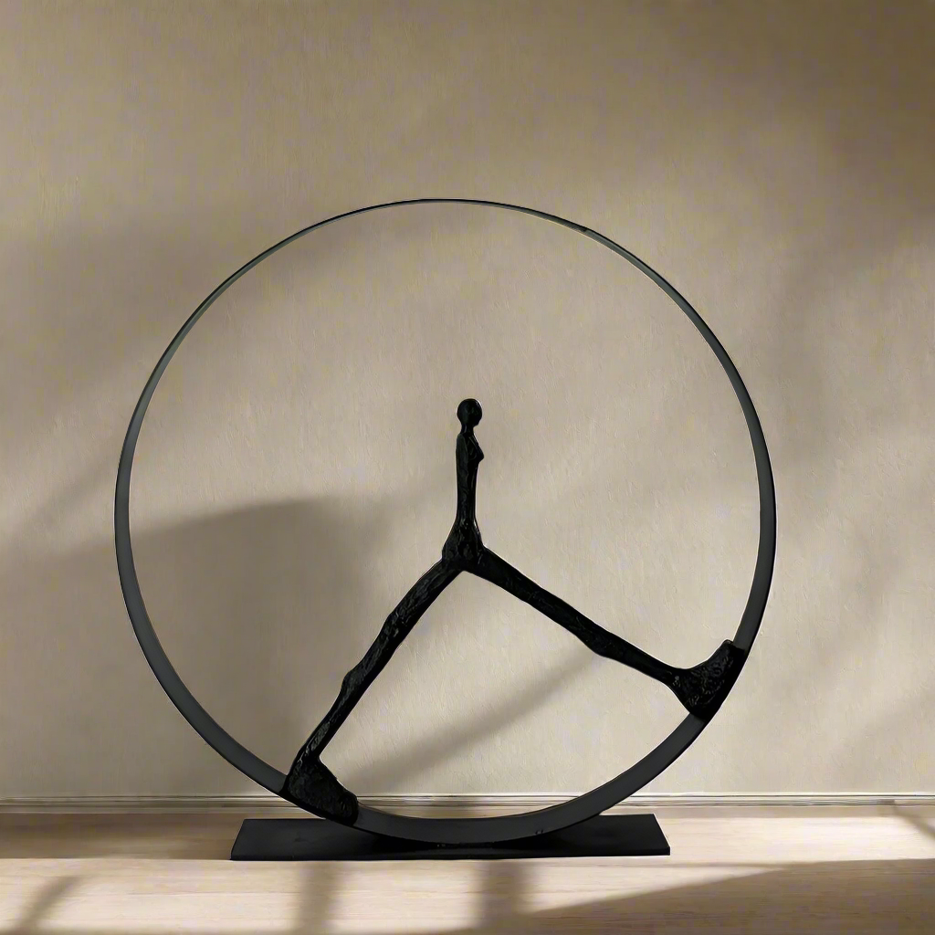 Helix Man Metal Sculpture (3 Feet)