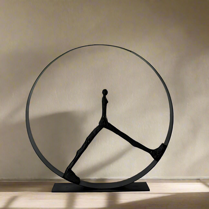 Helix Man Metal Sculpture (3 Feet)