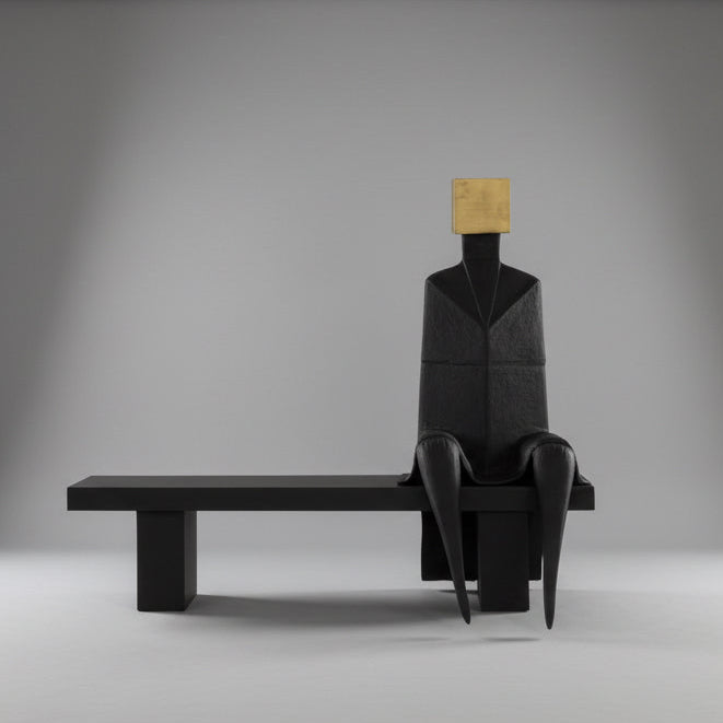 Potentia Man Sculpture for Home Courtyard