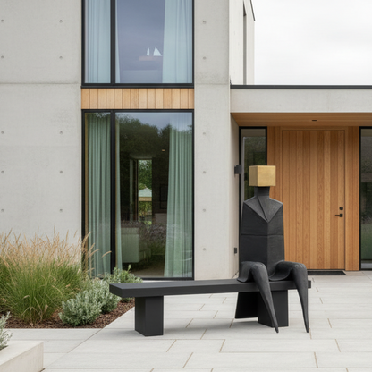 Potentia Man Sculpture for Home Courtyard