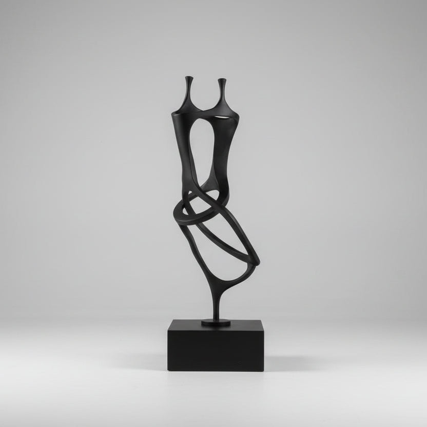 Melia Dancing Large Metal Sculpture – Modern 6 Ft Statement Art