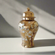 Luxury Porcelain Gold Decorative Jar (Large)