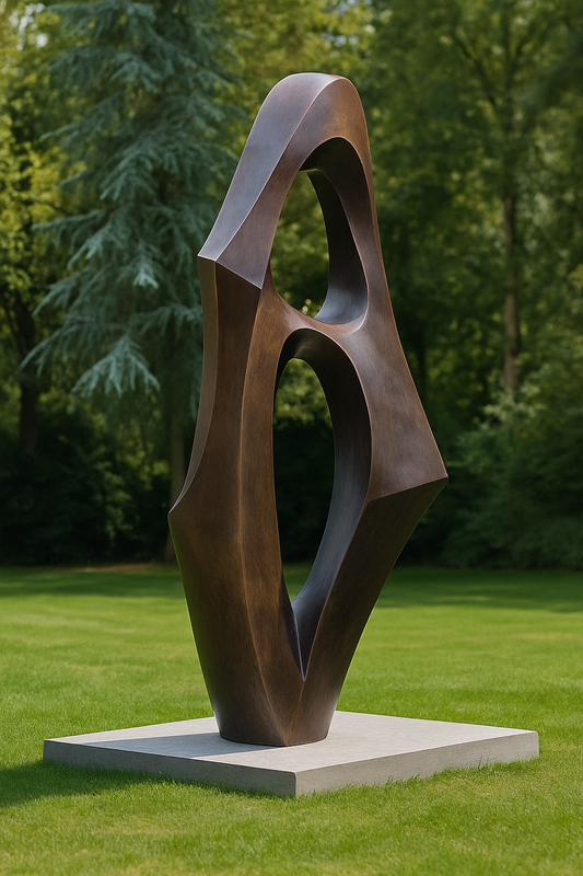 Selix Large Metal Sculpture for Garden (5 Feet)