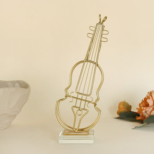 Fabella Guitar Musical Sculpture – Luxury Music Decor Accent