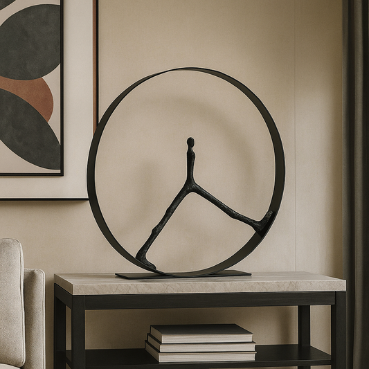 Helix Man Metal Sculpture (3 Feet)