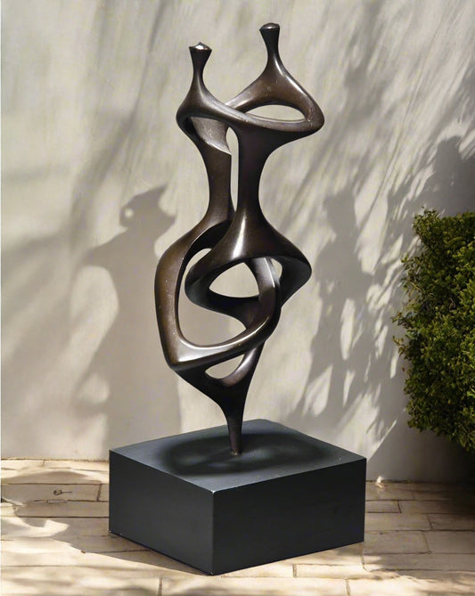 Melia Dancing Large Metal Sculpture for living room (5 Feet)