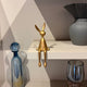 Aminus Rabbit – Gold Resin Sculpture | The Decor Circle